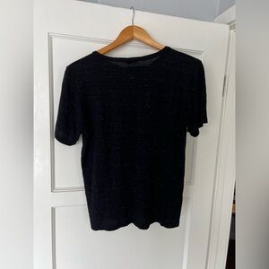 Monrow weathered black tee size xs